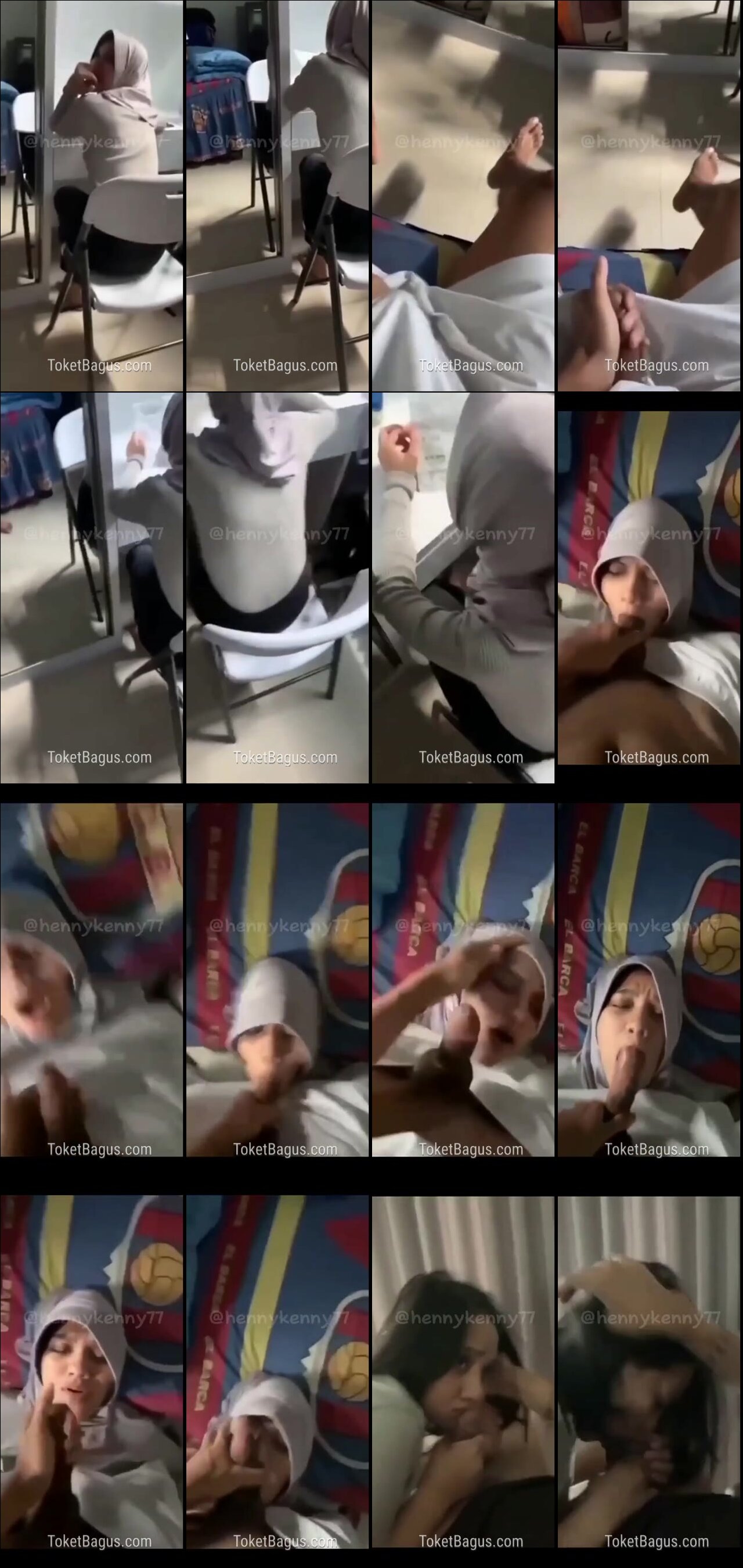 Karyawan konter polos kena paksa boss